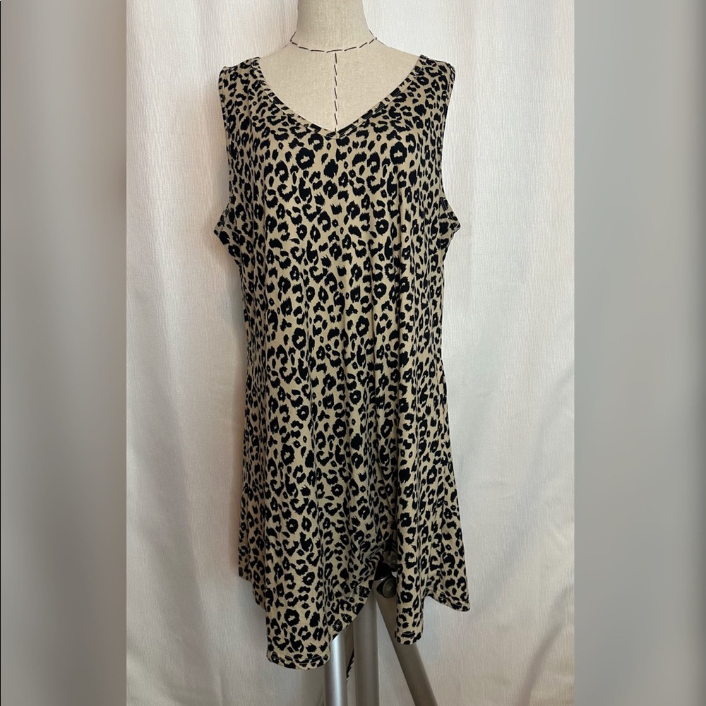 Soft Animal Print Dress/Cover‎ up